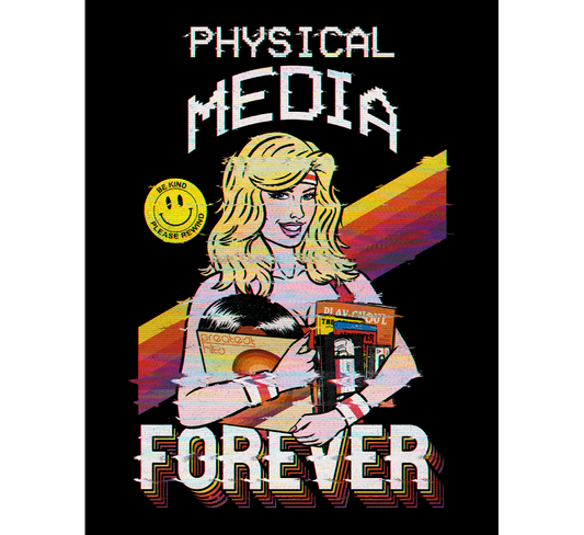 Physical Media Forever Art Print